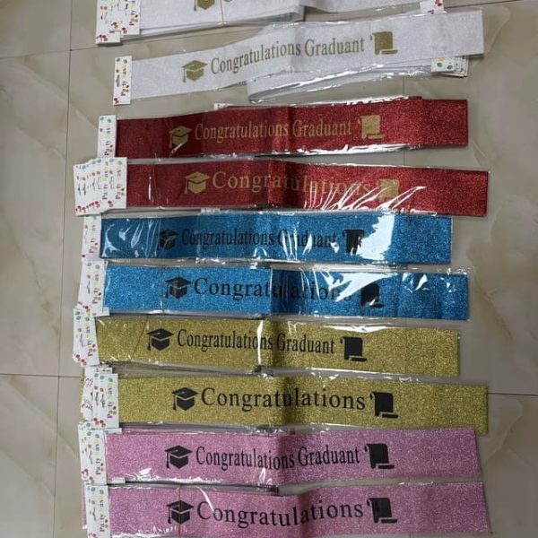 Graduation sash